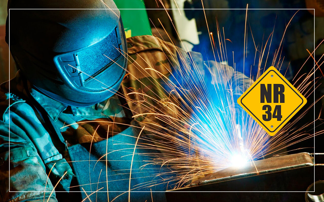 NR-34- 4H – CURSO BÁSICO DE SEGURANÇA PARA TRABALHO A QUENTE – ATIVIDADE COM SOLDA